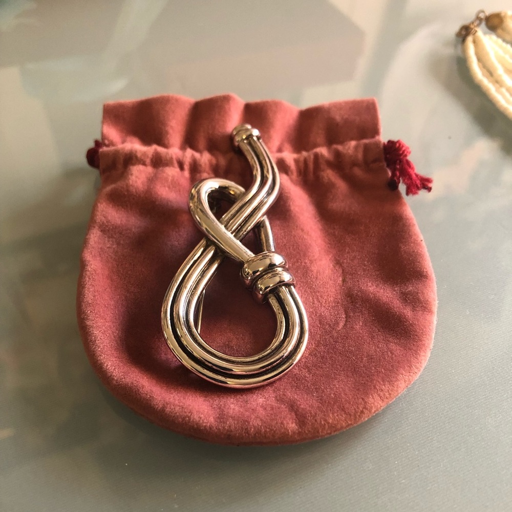 Vintage Edwin Pearl mid-century style brooch
